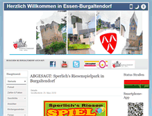 Tablet Screenshot of burgaltendorf.de